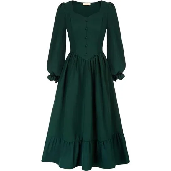 chinese dress ladies Women's Medieval Renaissance Costume Cosplay Dress Long Sleeve Vintage  SD  Dresscode & Fashiontrends
